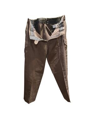 44x31 MENS FLYING CROSS 183971 COMMAND PANTS BROWN Cargo 47319 Poly Cotton Blend
